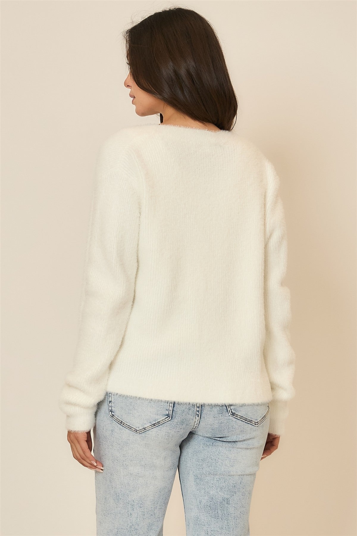 Cozy Co. Soft Eyelash Knit Cocoon Body Cardigan