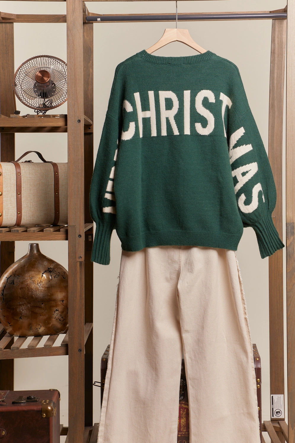 Mello Christmas Sweater With Lettering