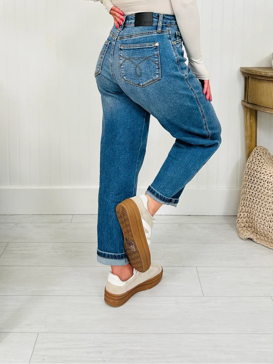 Judy Blue HW  Soft Barrel Stitch Thru Pocket