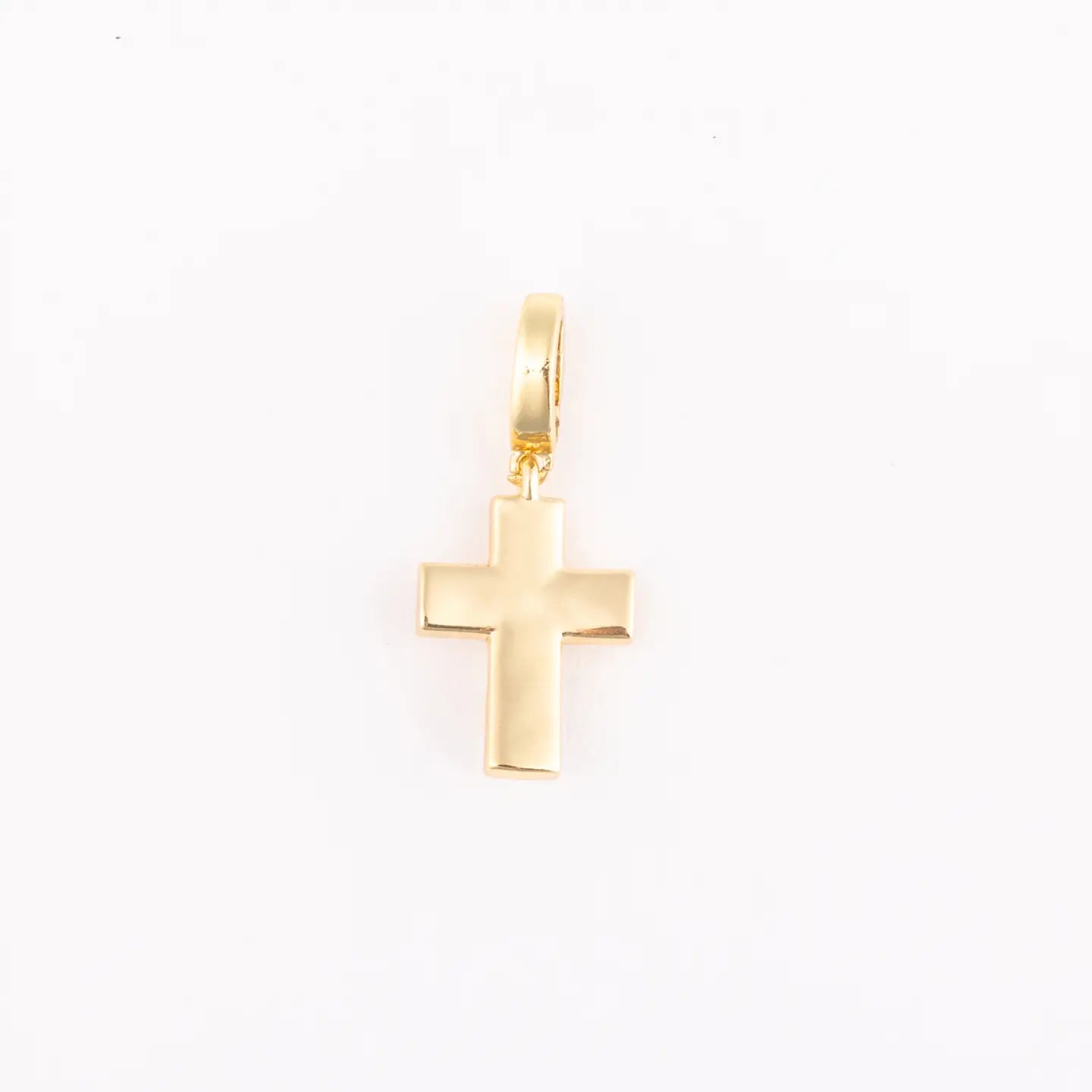 Michelle McDowell Gold Plated Cross Girl Charm