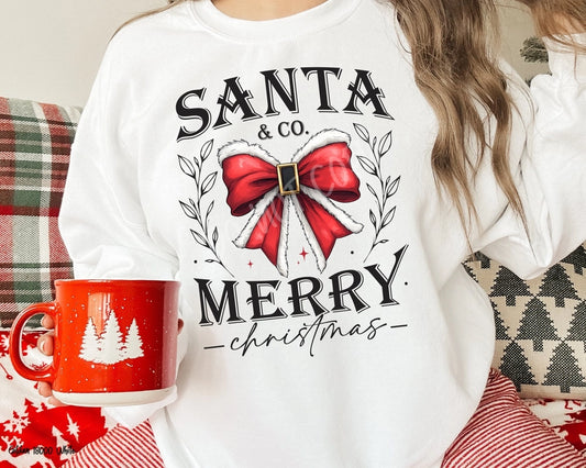 Santa & Co. Merry Christmas Sweatshirt