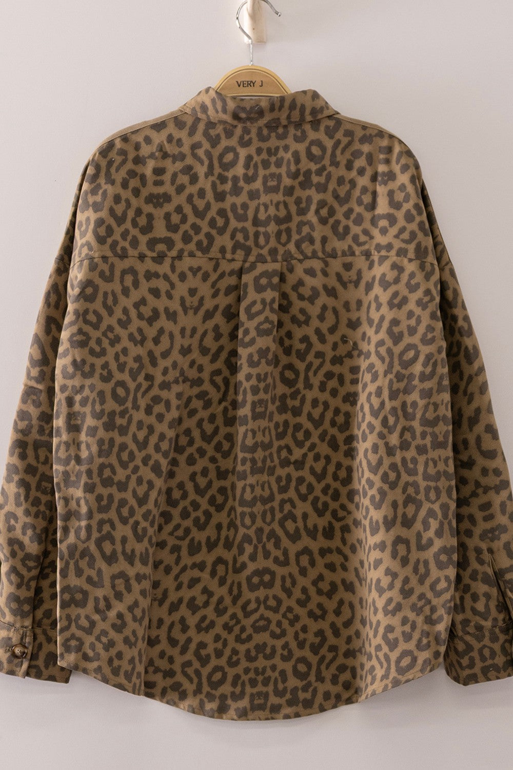 New In Leopard Print Utility Shirt