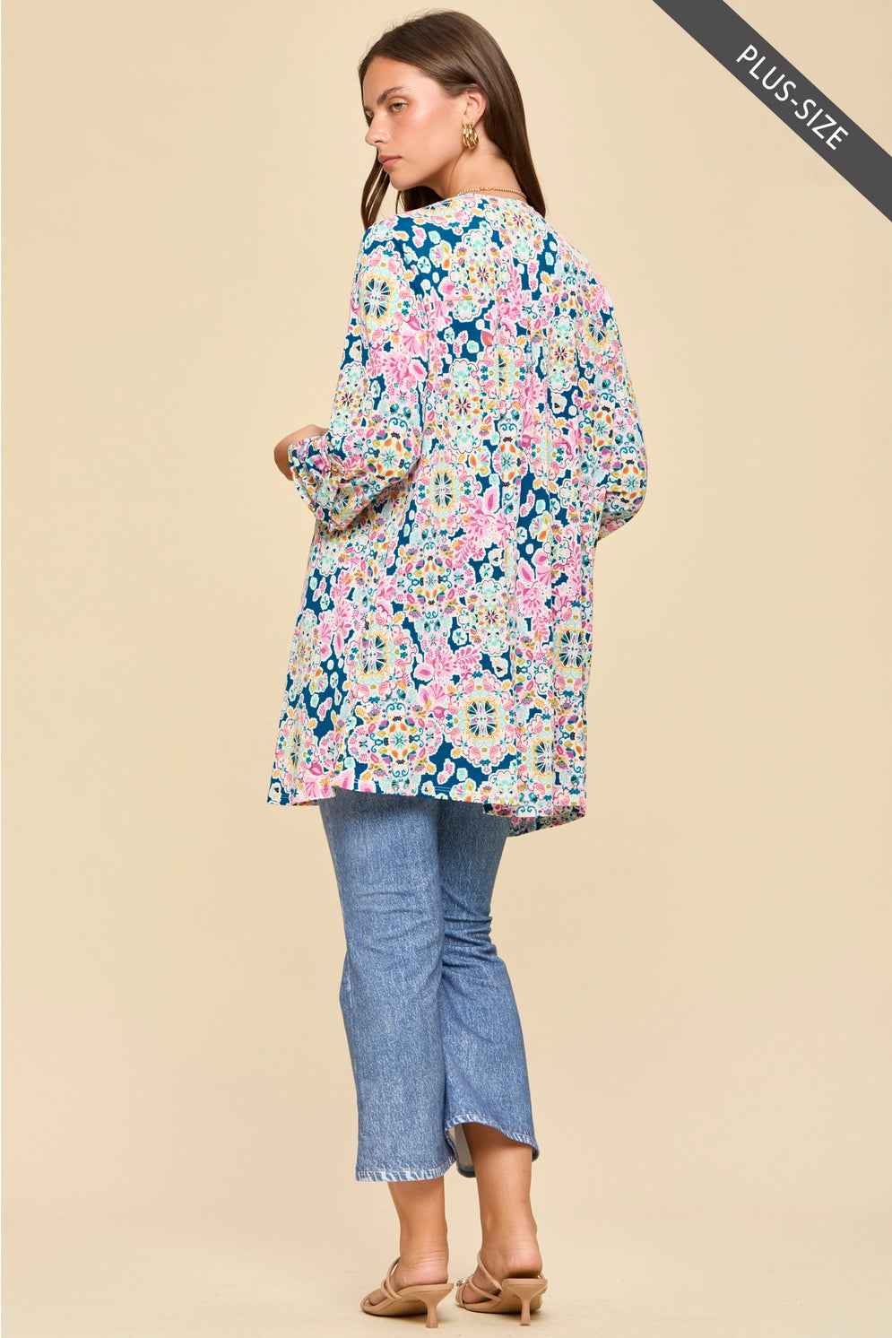 Dear Scarlett   Plus Size Open Front Cardigan