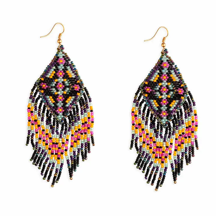 Myra Beaded Dangle Earrings