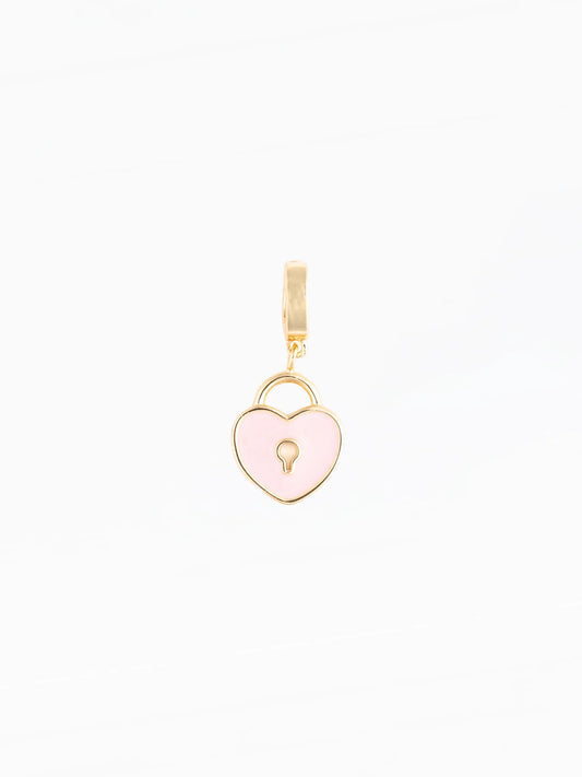 Michelle McDowell Pink Heart  Girl Charm