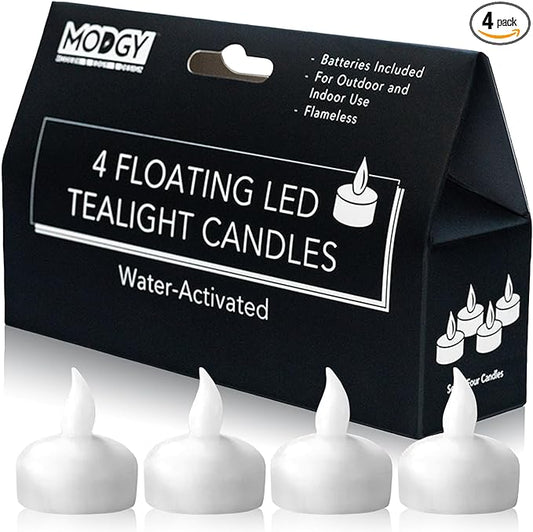 Modgy 4 Floating LED Tealight Candles