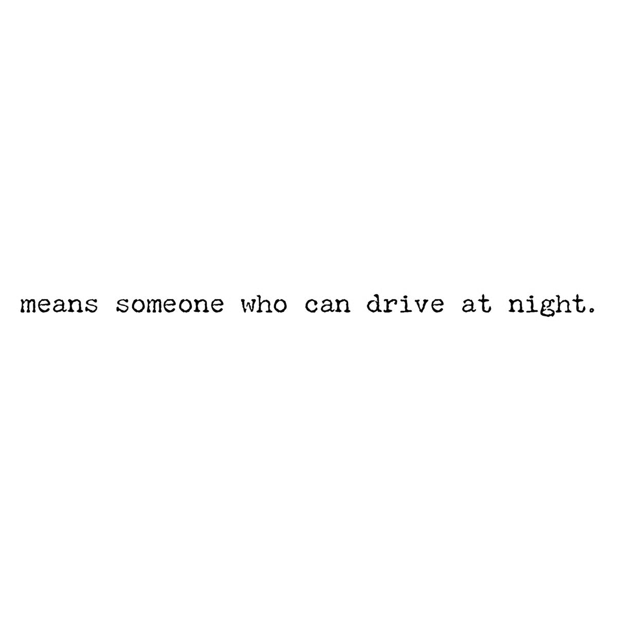 Trash Talk By Annie Drive At Night