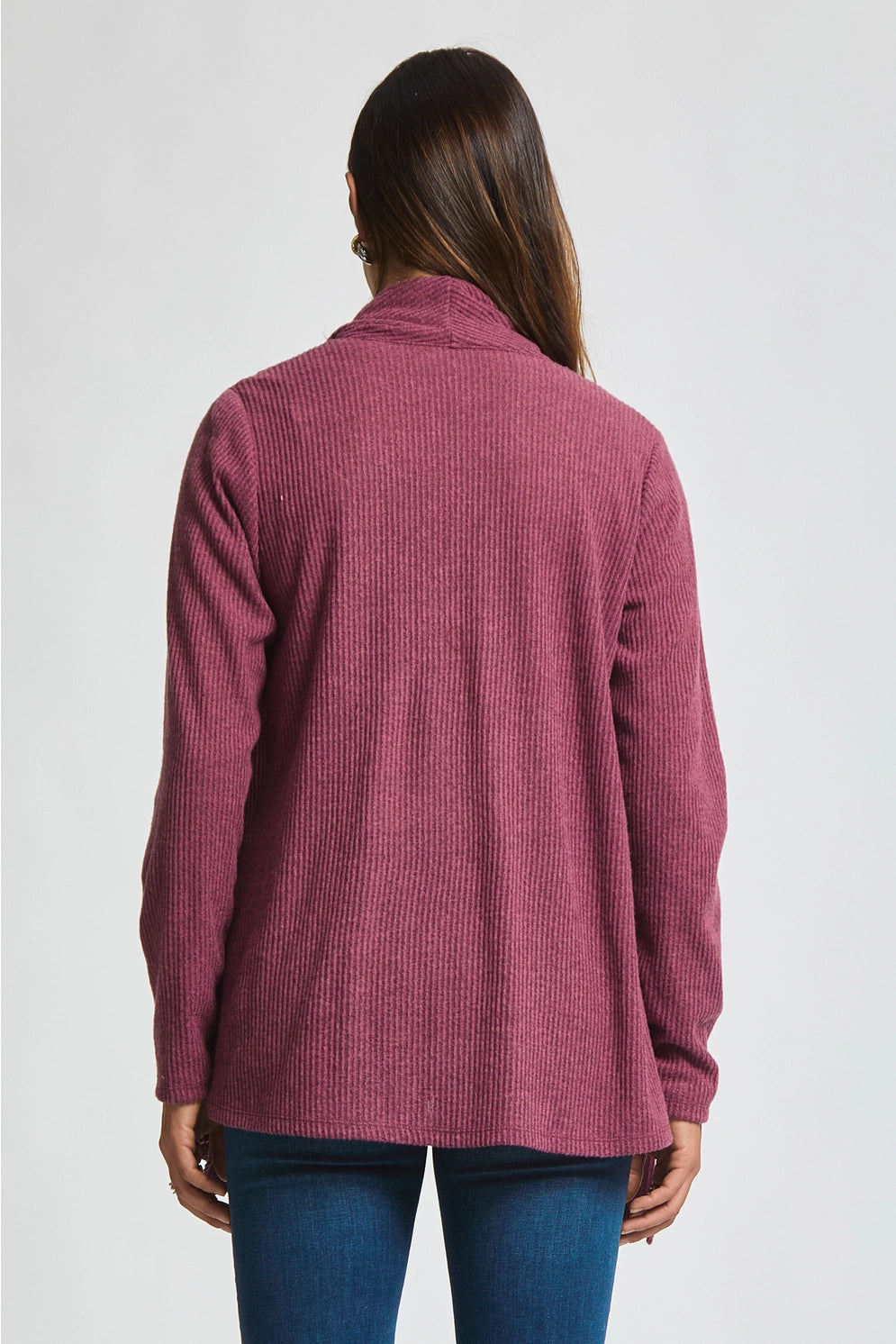 Dear Scarlett Wrap Top W/ Button Front