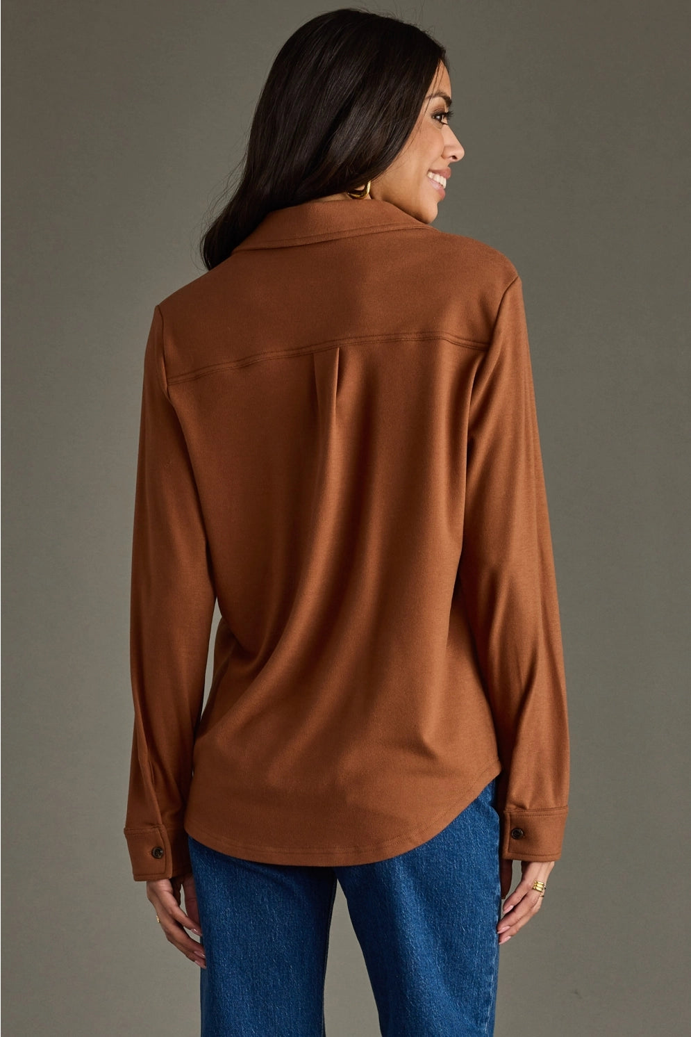 Panache Super Soft Button Up Top