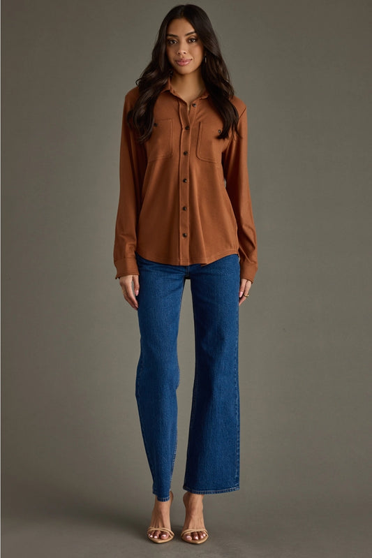 Panache Super Soft Button Up Top