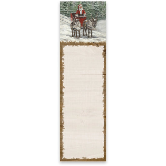 Santa's Sleigh List Pad