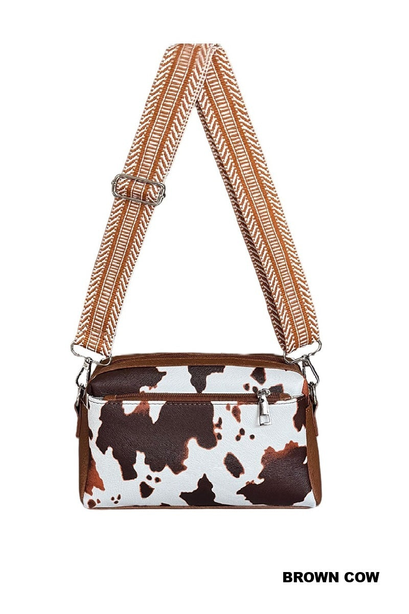 Animal Pattern Crossbody Camera Bag