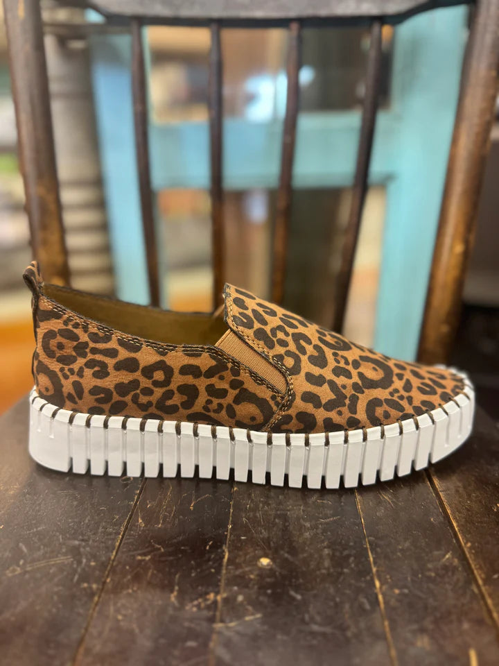 Very G Sandra Tan Leopard Shoe