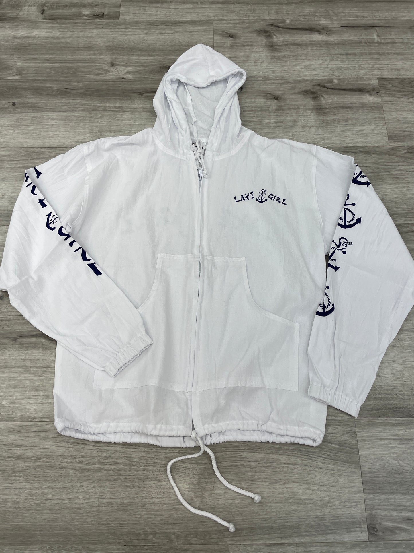 Lake Girl Lightweight Zip Up W/Hood
