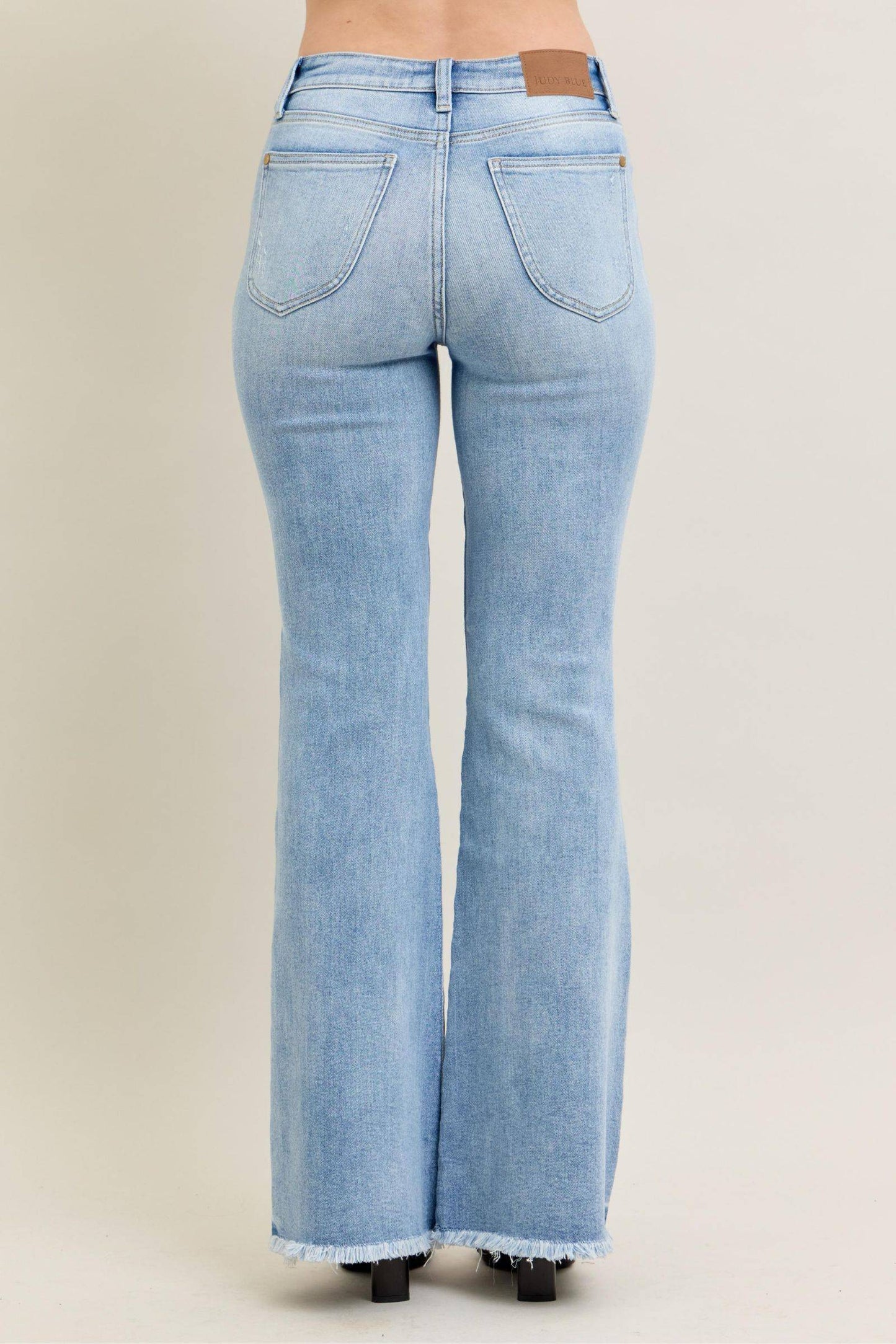 Judy Blue HW Flare  W/Shield Pockets