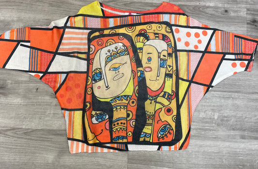 Yolly Orange King & Queen Top