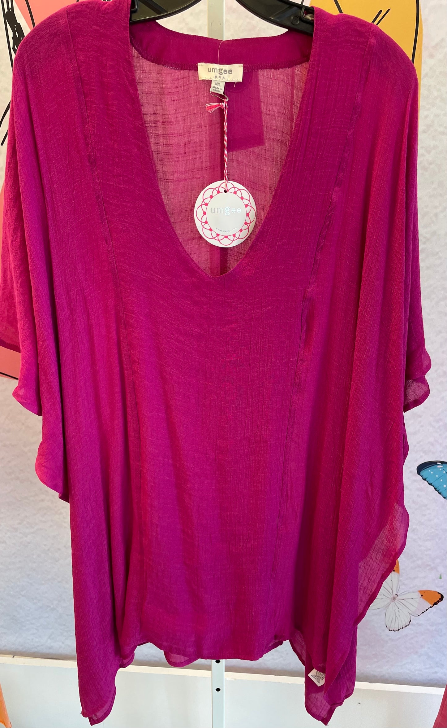 Umgee V Neck Kaftan