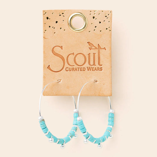 Scout Disc Hoop Earrings