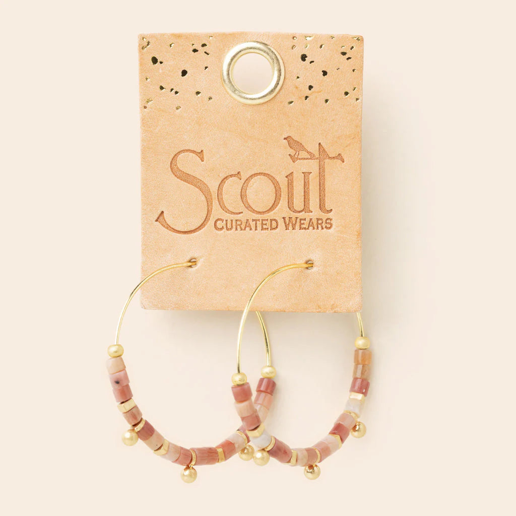 Scout Disc Hoop Earrings