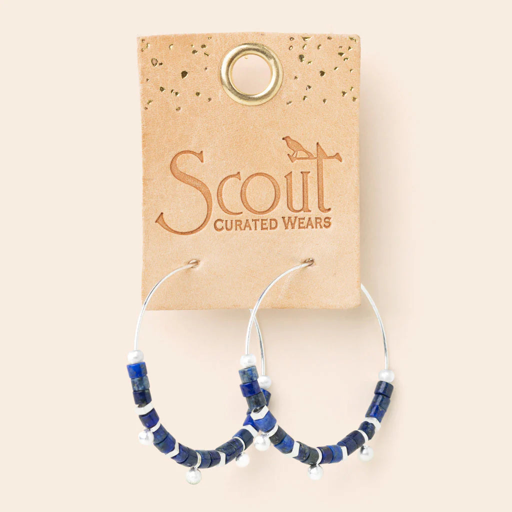 Scout Disc Hoop Earrings