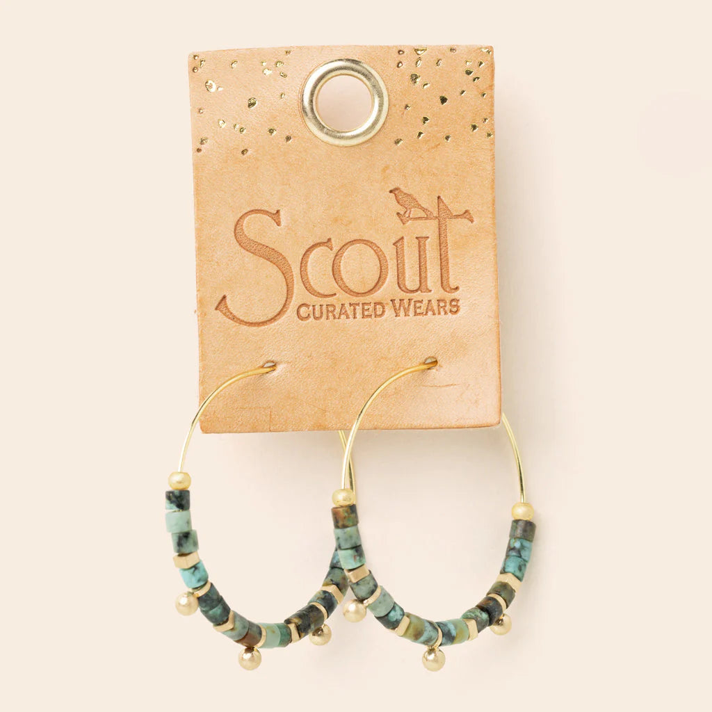 Scout Disc Hoop Earrings