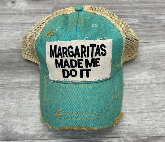 BohoGroove  Margaritas Made Me Distressed Hat