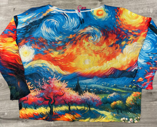 Yolly Colorful Landscape Top