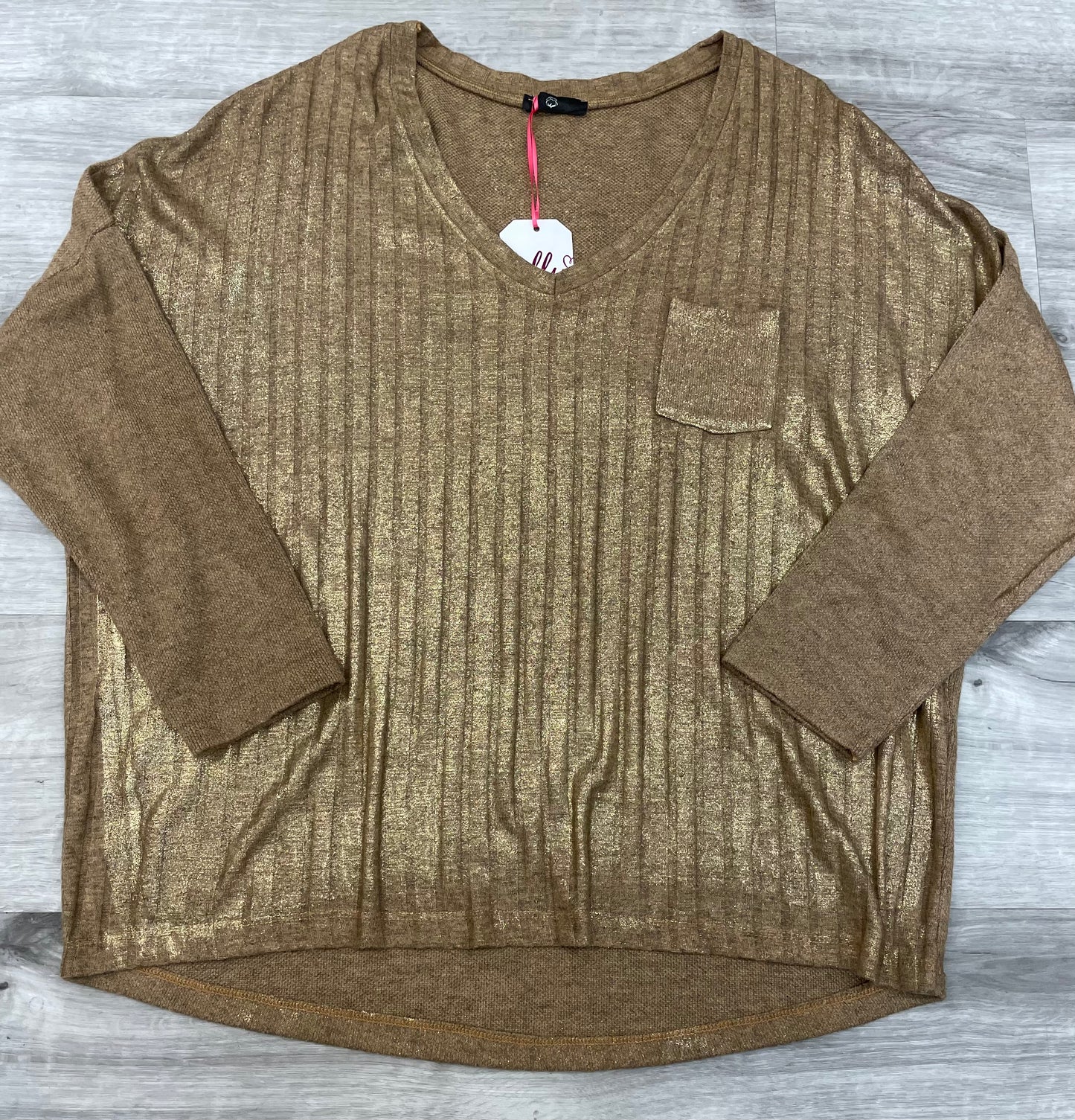 Yolly V-Neck  Shimmer Sweater