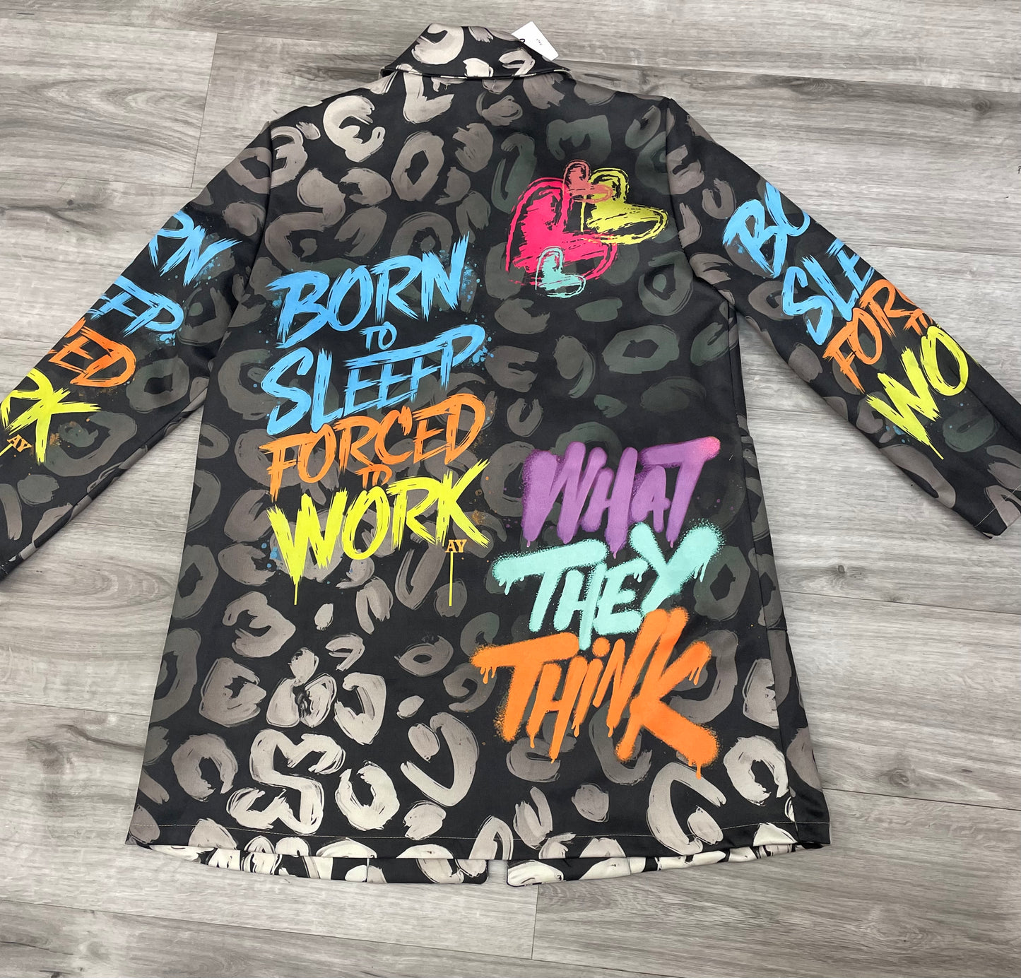 Yolly Born To Sleep Graffiti Jacket