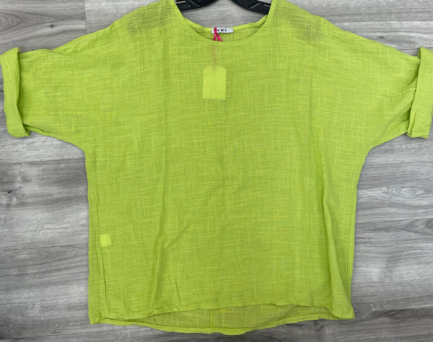 Yolly Cotton Top W/Necklace