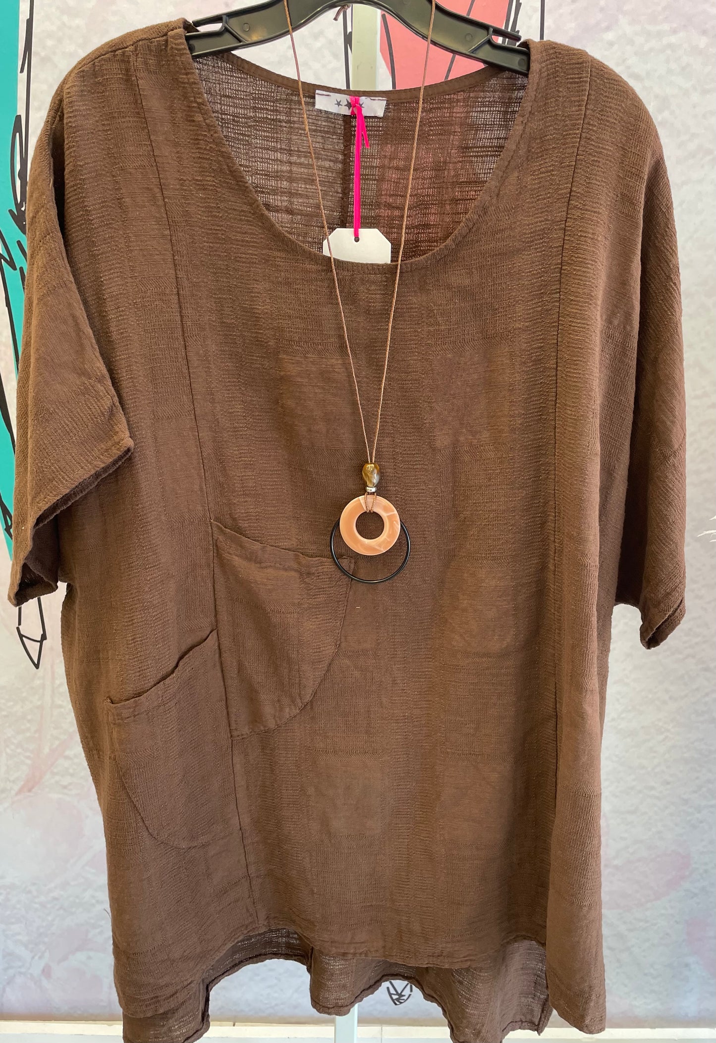 Yolly Hi-Low Cotton/Linen Top