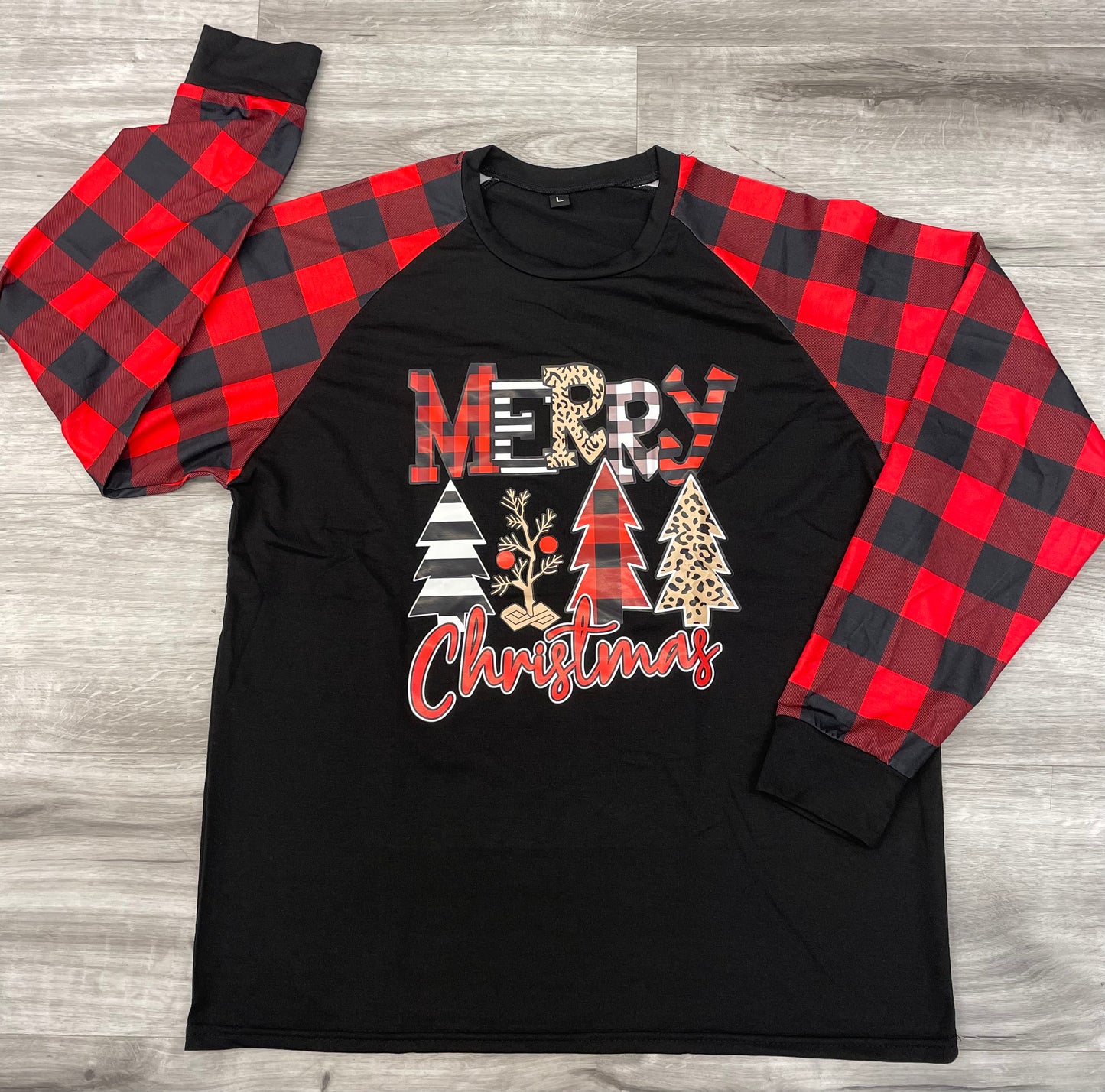 Merry Christmas Buffalo Long Sleeve Tee