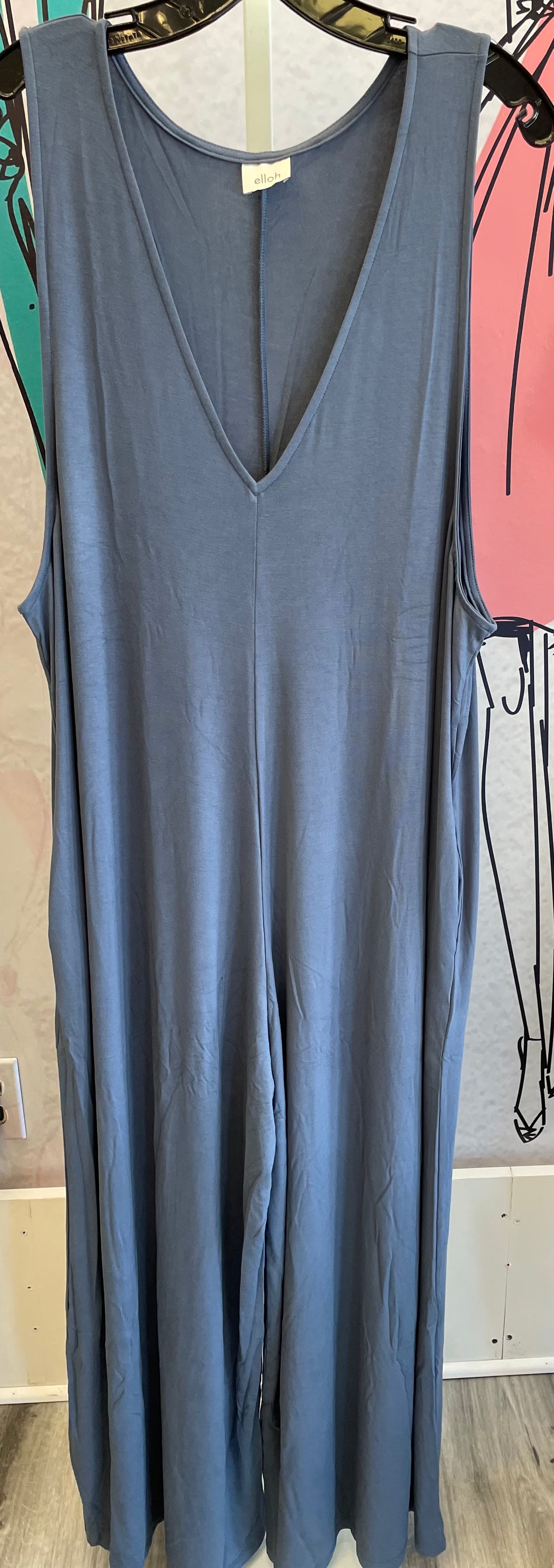 Elloh Wideleg Jumpsuit with Side Pockets