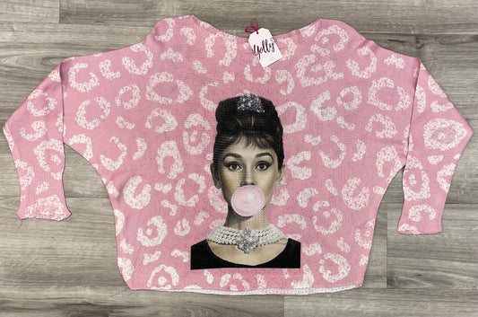 Yolly Pink Audrey Top