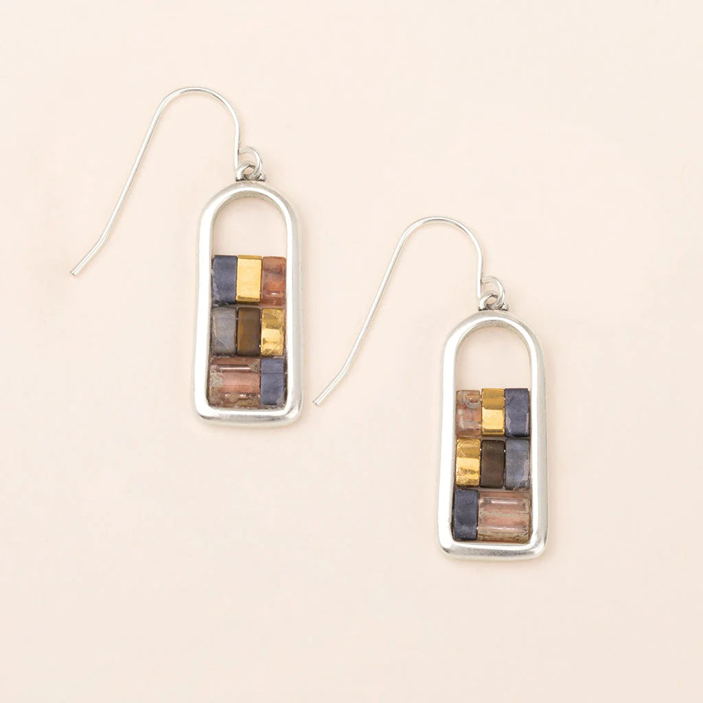 Scout Karma Miyuki Frame Earrings