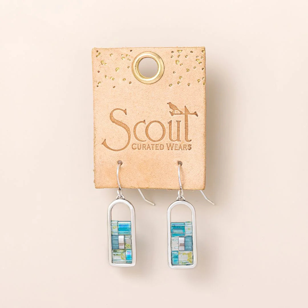 Scout Karma Miyuki Frame Earrings
