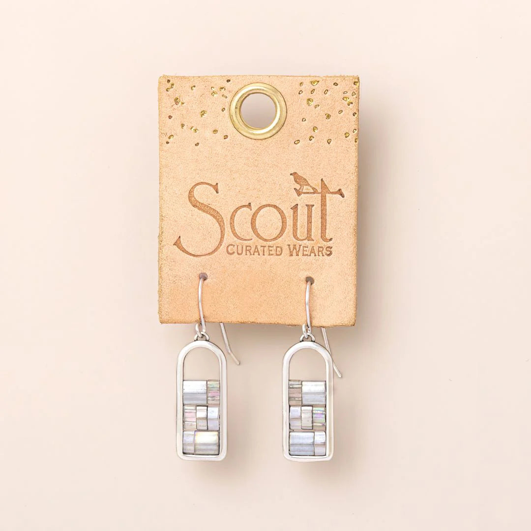 Scout Karma Miyuki Frame Earrings