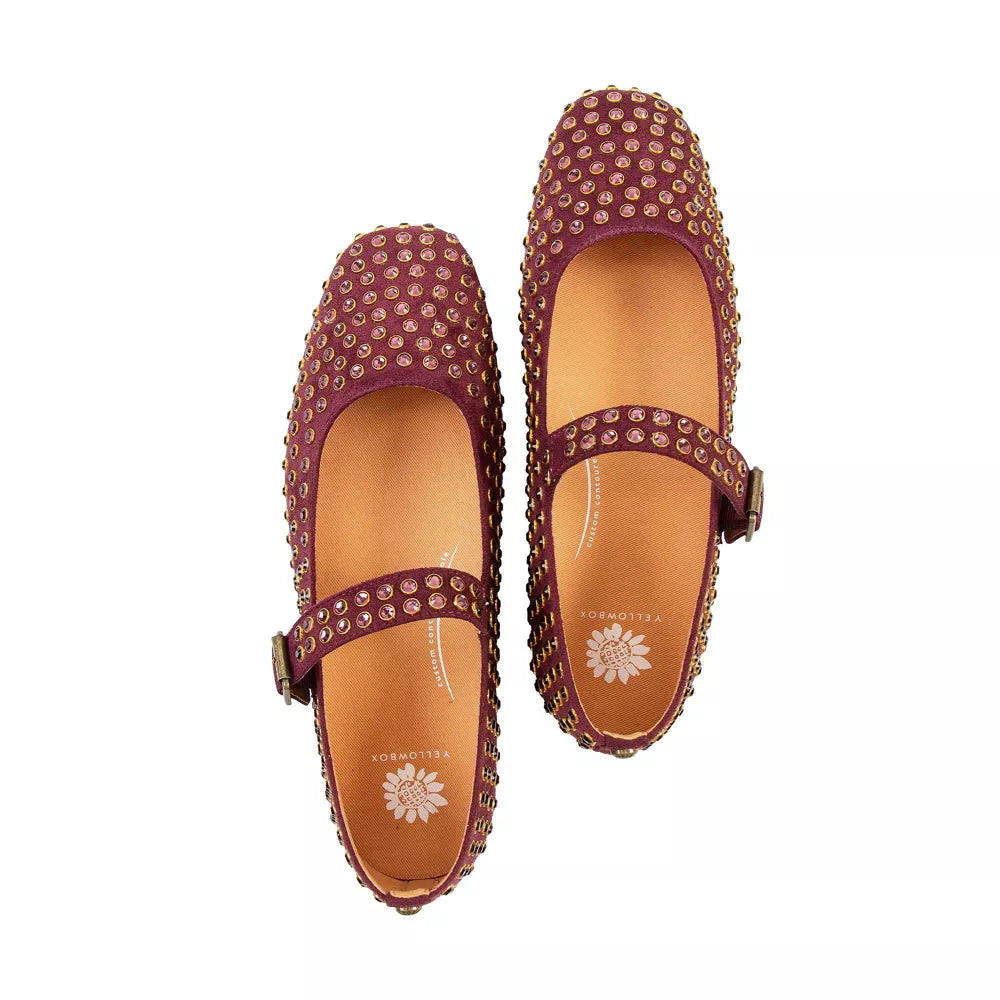 Yellow Box Cantara Mary Jane Flat