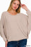 Zenana Ribbed batwing Sweater