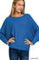 Zenana Ribbed batwing Sweater