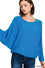 Zenana Ribbed Batwing Sweater (Plus Size)