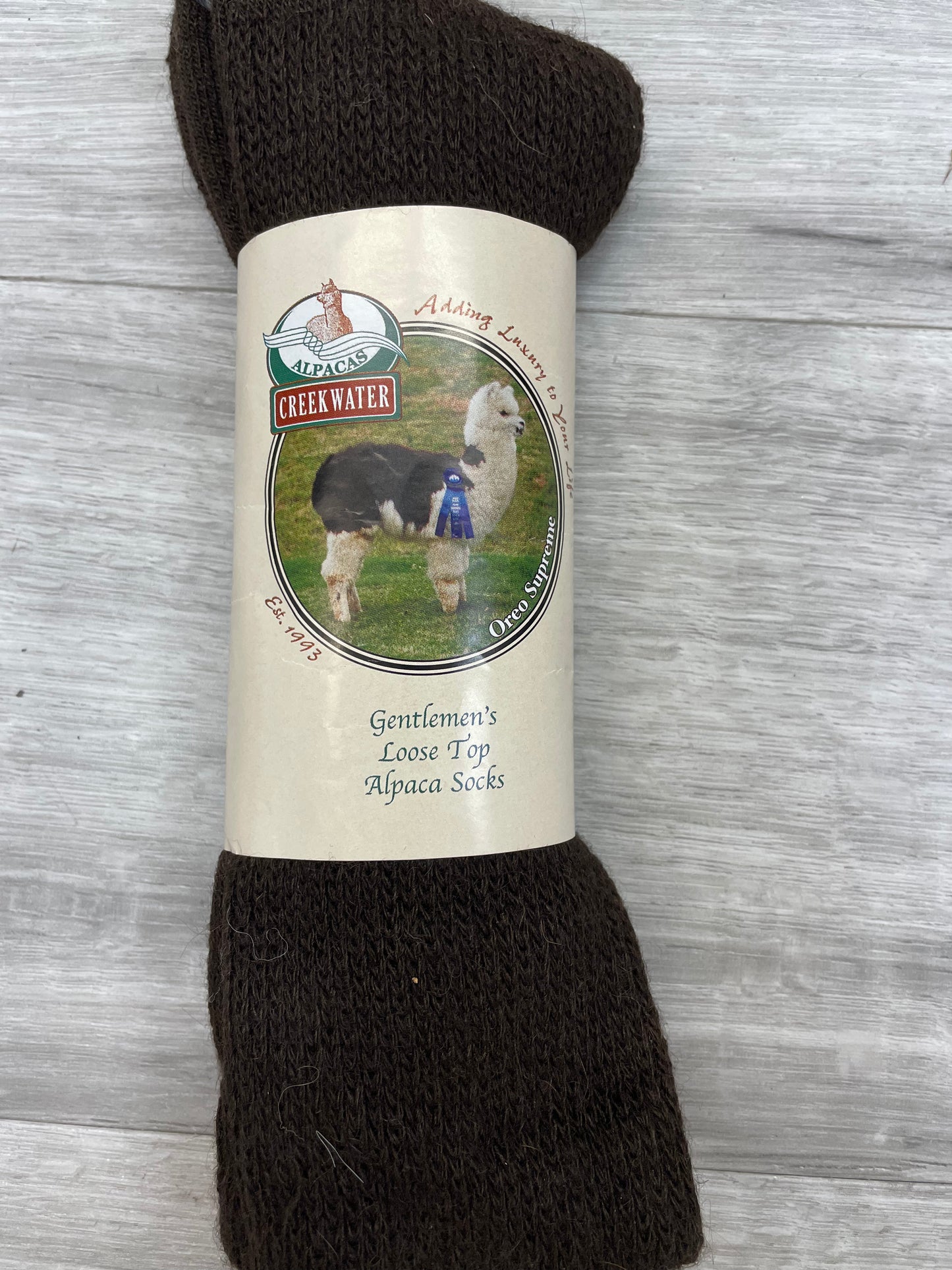 Alpacas Gentlemen's Loose Top Socks
