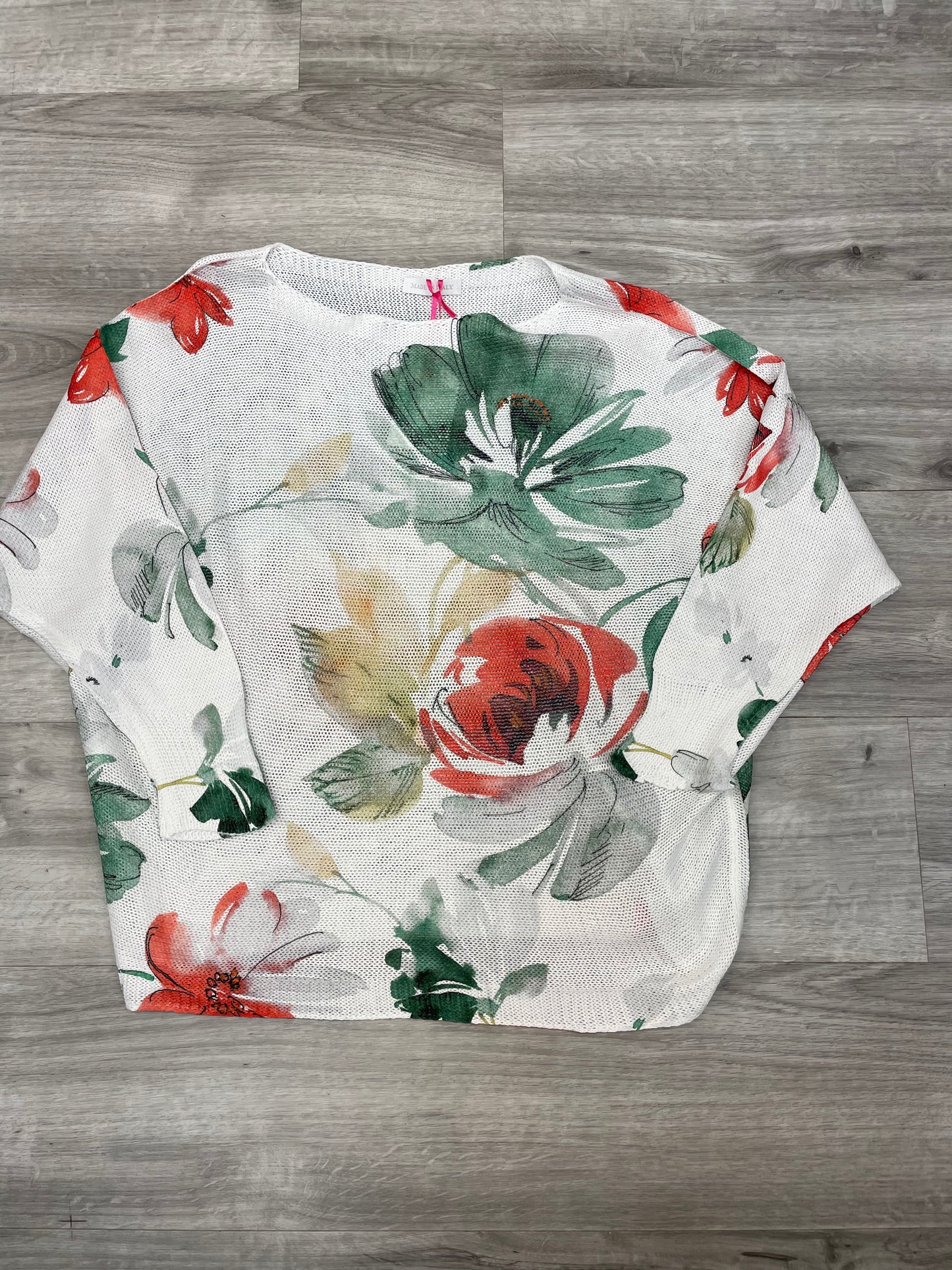 Yolly Watercolor Flower Print Top