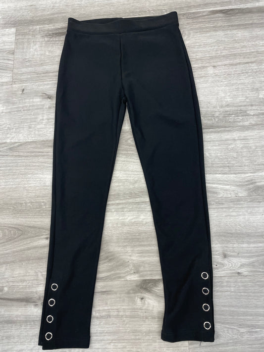 Coco + Carmen Black Leggings W/Grommets