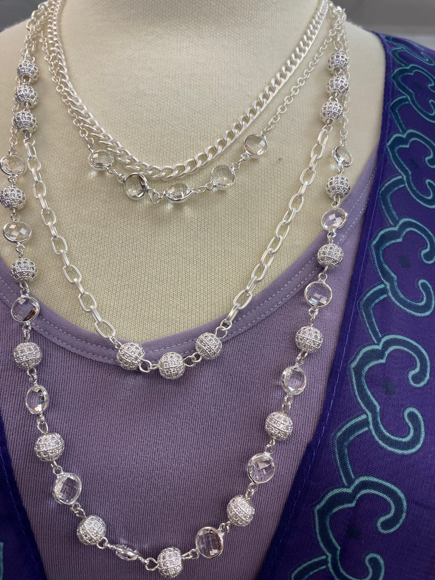 Roxy & Lola Crystal Remix Convertible Necklace
