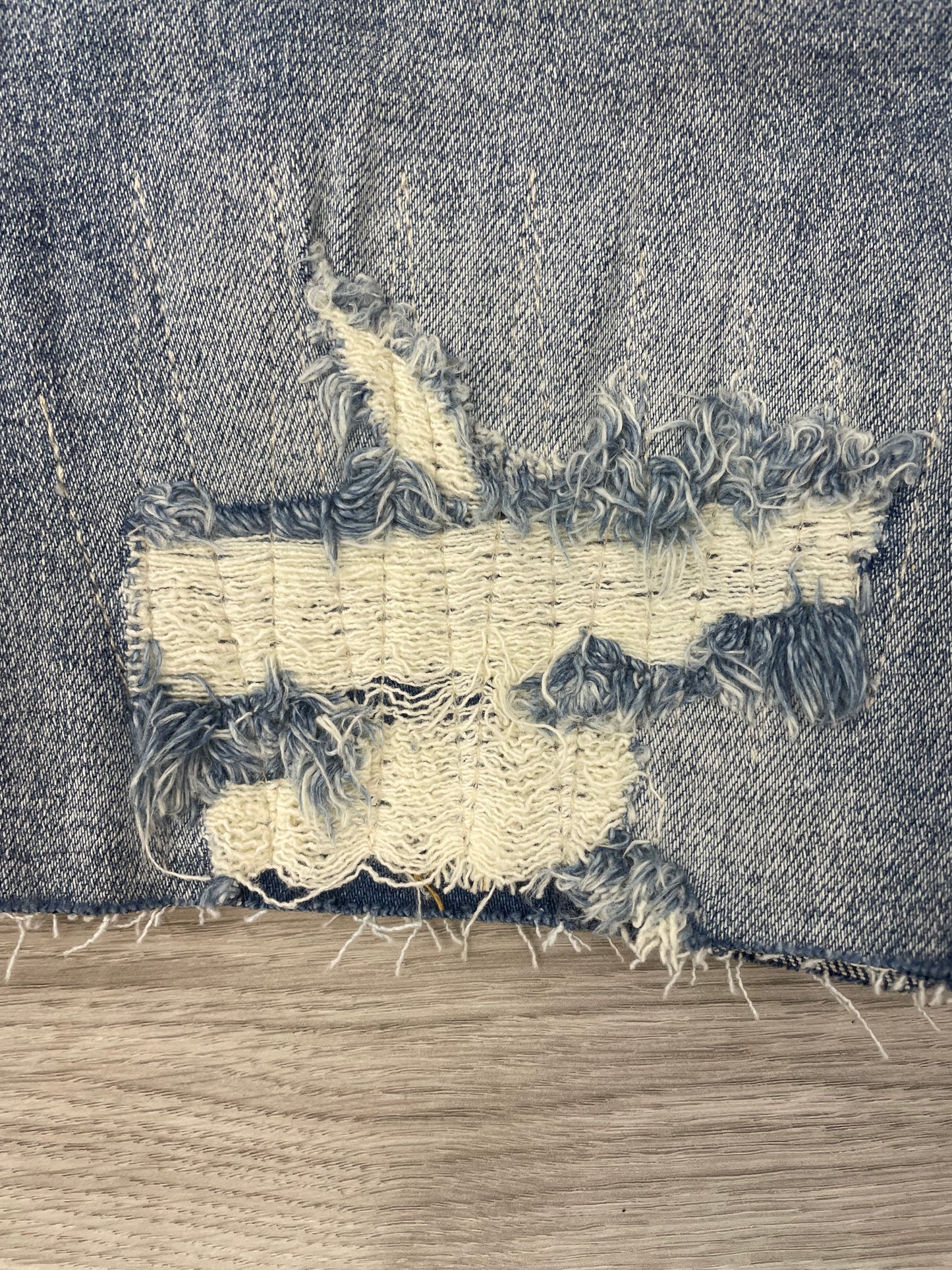 Judy Blue HW Shorts W/Stitch Over Destroy Detail