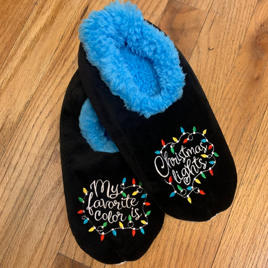 Snoozies Christmas Slippers