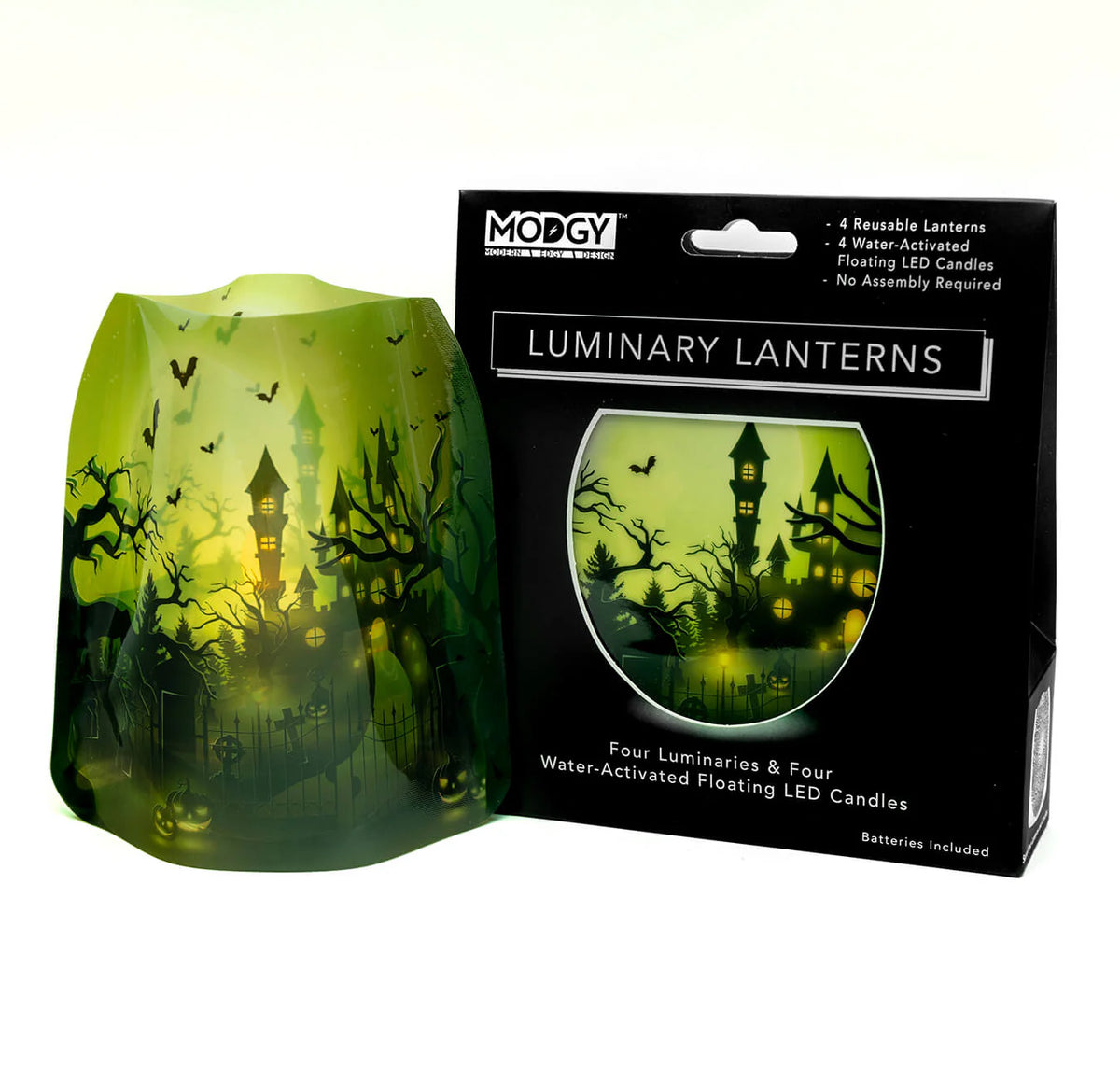 MODGY Halloween  Luminaries & Water-Activated Floating Candles