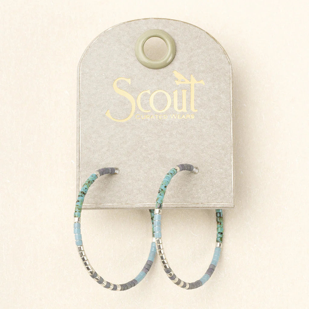 Scout Chromacolor Miyuki Small Hoop Earrings