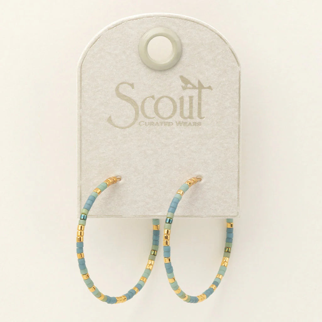 Scout Chromacolor Miyuki Small Hoop Earrings